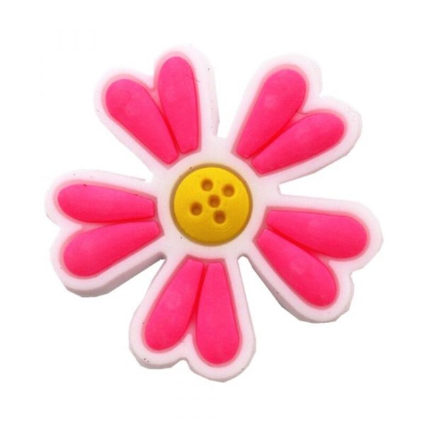 Pink Flower Shoe Charm For Croc