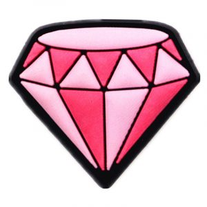 Pink Diamond Shoe Charm For Croc