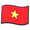 Viet Nam Flag Shoe Charm For Croc