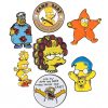 7PCS Simpson Character Shoe Charm For Croc