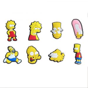 8PCS SimpSon Character Shoe Charm For Croc