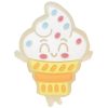 Cute Ice Cream Croc Charms Luminous Food Shoe Charms For Croc