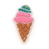 Cute Ice Cream Croc Charms Luminous Food Shoe Charms For Croc