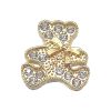 Bling Rhinestone Bear Croc Charms Shoe Charms For Croc