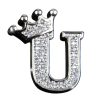 Letter U With A Crown Croc Charms Shoe Charms For Croc