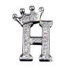 Letter H With A Crown Croc Charms Shoe Charms For Croc