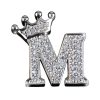 Letter M With A Crown Croc Charms Shoe Charms For Croc