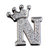 Letter N With A Crown Croc Charms Shoe Charms For Croc