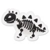 Luminous Croc Charms Fluorescent Black Dinosaur Skeleton Shoe Charms For Croc   4