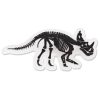 Luminous Croc Charms Fluorescent Black Dinosaur Skeleton Shoe Charms For Croc  6