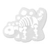 Luminous Croc Charms Fluorescent White Dinosaur Skeleton Shoe Charms For Croc 3