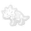 Luminous Croc Charms Fluorescent White Dinosaur Skeleton Shoe Charms For Croc 7