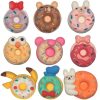 Donut 9 PCS/Set Croc Charms Food Shoe Charms For Croc