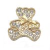 Bling Rhinestone Bear Croc Charms Shoe Charms For Croc