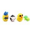 Resin Animal 4 PCS/Set Croc Charms Shoe Charms For Croc