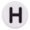 Circle White Letter H Croc Charms Shoe Charms For Croc