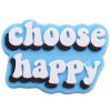 Letter Choose Happy Croc Charms English Alphabet Design Shoe Charms For Croc