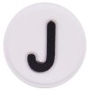 Circle White Letter J Croc Charms Shoe Charms For Croc