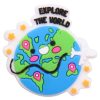 Explore The World Croc Charms Earth Shoe Charms For Croc