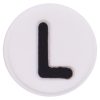 Circle White Letter L Croc Charms Shoe Charms For Croc