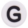 Circle White Letter G Croc Charms Shoe Charms For Croc