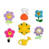 Flower 7 PCS/Set Croc Charms Plant Shoe Charms For Croc