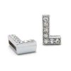 Bling Rhinestone Letter L Croc Charms Shoe Charms For Croc