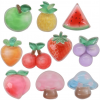 Resin Fruit 10 PCS/Set Croc Charms Shoe Charms For Croc