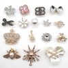 Fashion Pearl 16 PCS/Set Croc Charms Rhinestone Shoe Charms For Croc