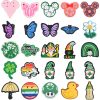 Animal Plant 25 PCS/Set Croc Charms Patrick Day Shoe Charms For Croc