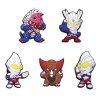 Ultraman 5 PCS/Set Croc Charms Kawaii Shoe Charms For Croc