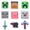 Minecraft 9 PCS/Set Croc Charms Game Shoe Charms For Croc