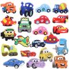 Cartoon Car 21 PCS/Set Croc Charms Vehicle Shoe Charms For Croc