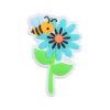 Cute Bee Flower Croc Charms Cartoon Shoe Charms For Croc