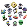 Space 15 PCS/Set Croc Charms Alien Astronaut Shoe Charms For Croc