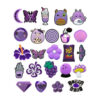 Purple Holic 24 PCS/Set Croc Charms Interest Shoe Charms For Croc