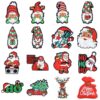 Santa Claus 20 PCS/Set Croc Charms Christmas Shoe Charms For Croc