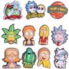 Rick And Morty 11 PCS/Set Croc Charms Cartoon Shoe Charms For Croc