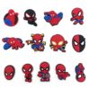 Spiderman 13 PCS/Set Croc Charms Cartoon Shoe Charms For Croc