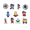 Dragon Ball 11 PCS/Set Croc Charms Anime Shoe Charms For Croc