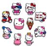 Hello Kitty 10 PCS/Set Croc Charms Anime Shoe Charms For Croc