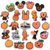 Pumpkin 23 PCS/Set Croc Charms Halloween Shoe Charms For Croc