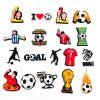 Football 18 PCS/Set Croc Charms Player Shoe Charms For Croc