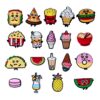 Cute Food 19 PCS/Set Croc Charms Drink Shoe Charms For Croc