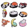 Animal 9 PCS/Set Croc Charms Food Shoe Charms For Croc