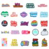 Encouraging Word 24 PCS/Set Croc Charms Letters Shoe Charms For Croc