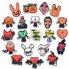 Bad Bunny 21 PCS/Set Croc Charms Halloween Shoe Charms For Croc