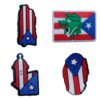 Puerto Rico 4 PCS/Set Croc Charms Country Shoe Charms For Croc