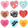 Heart 9 PCS/Set Croc Charms Interest Shoe Charms For Croc