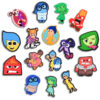 Inside Out 16 PCS/Set Croc Charms Cartoon Shoe Charms For Croc